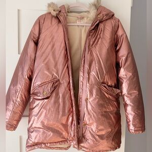 Metallic Pink Kids Jacket